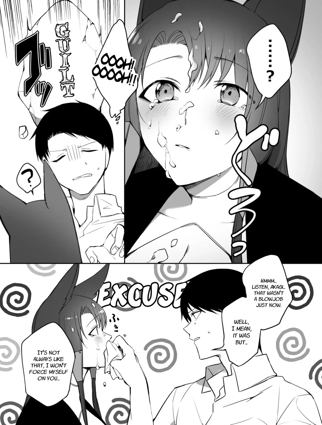 [Suzuki-san] Akagi ni Ochinpo Shaburaseru Hon | Let Akagi suck your dick Fhentai - Page 17