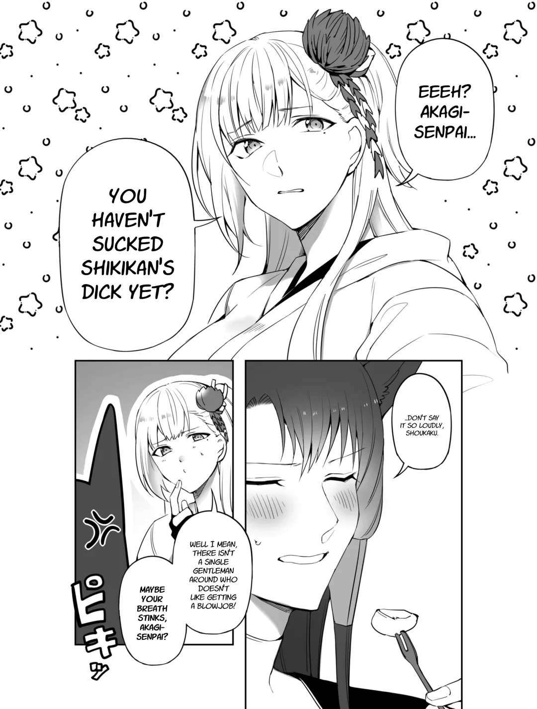 [Suzuki-san] Akagi ni Ochinpo Shaburaseru Hon | Let Akagi suck your dick Fhentai - Page 3