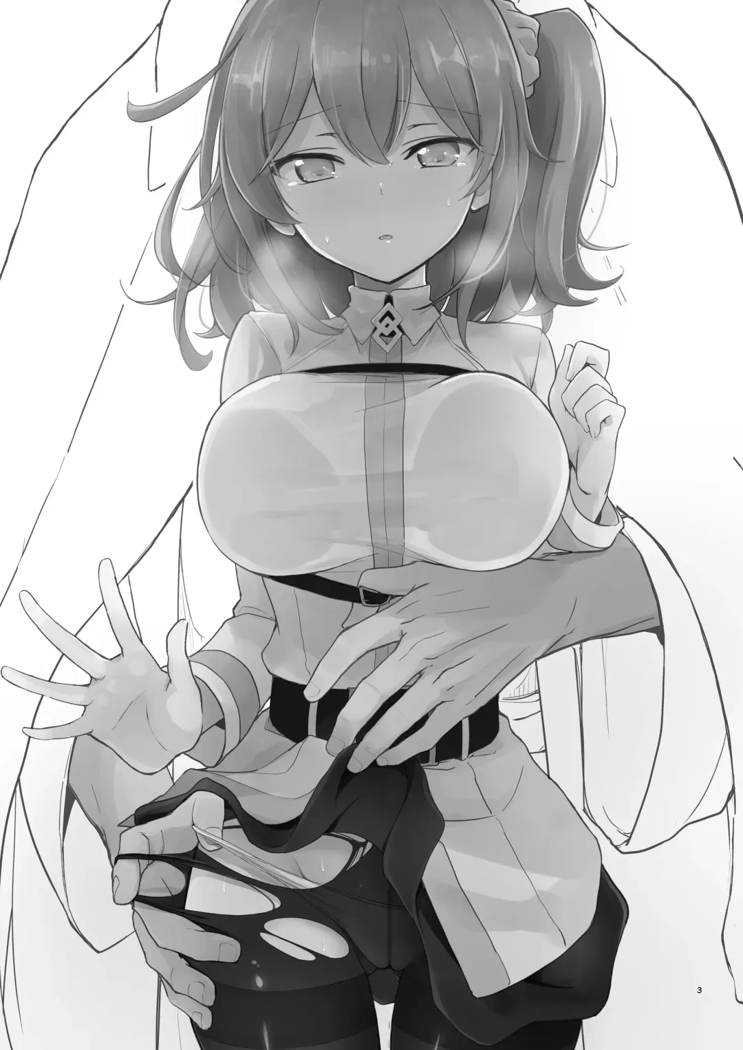 [Akizuki Mac] Heisho Mitchaku Trap-chuu ni Enkaku Shokushu ni Ijirarete Hakouchi ga Kanzen ni Ecchi na Kuuki ni Natchaimashita Fhentai - Page 2