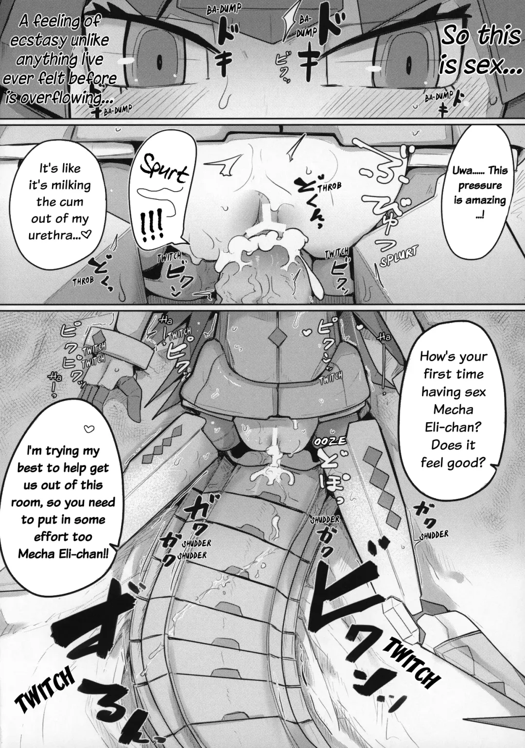 [Henoeno] Koisuru Mecha Eli-chan to Josou Master | Lovestruck Mecha Eli-chan and Her Cross-dressing Master Fhentai - Page 15