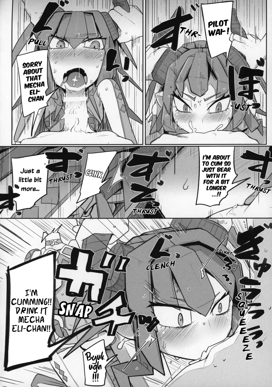 [Henoeno] Koisuru Mecha Eli-chan to Josou Master | Lovestruck Mecha Eli-chan and Her Cross-dressing Master Fhentai - Page 17