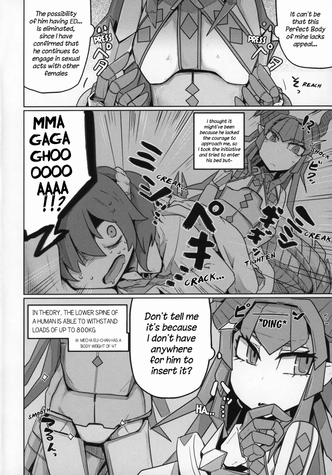 [Henoeno] Koisuru Mecha Eli-chan to Josou Master | Lovestruck Mecha Eli-chan and Her Cross-dressing Master Fhentai - Page 3