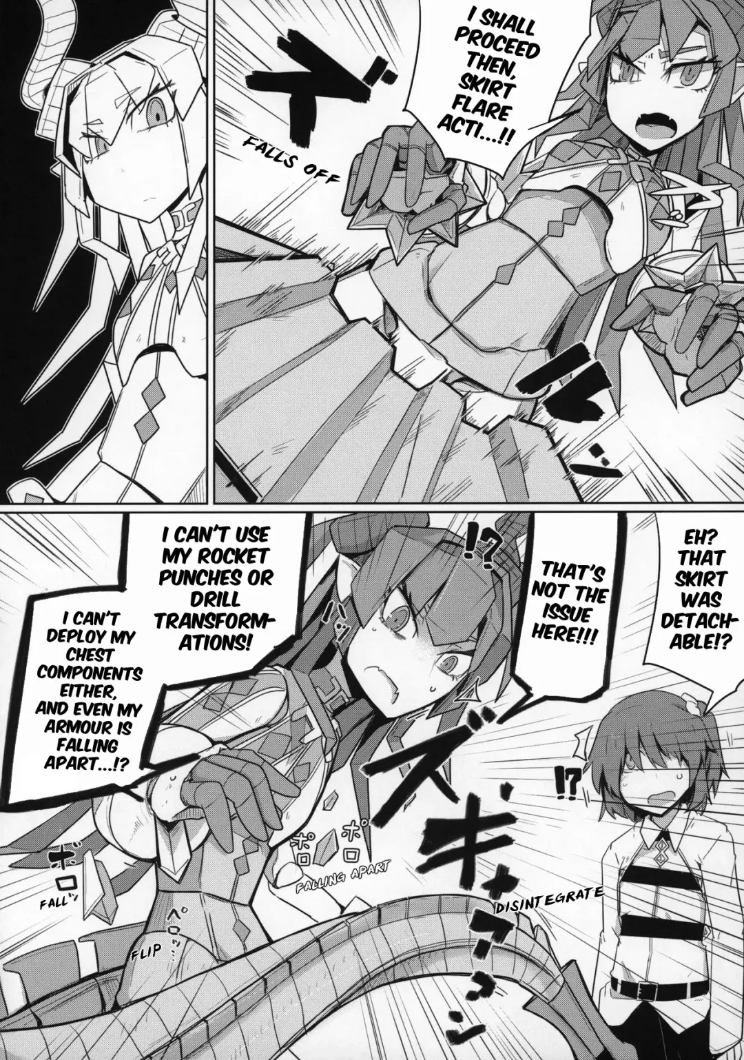 [Henoeno] Koisuru Mecha Eli-chan to Josou Master | Lovestruck Mecha Eli-chan and Her Cross-dressing Master Fhentai - Page 7