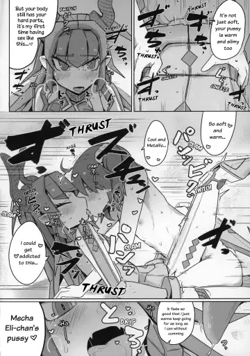 [Henoeno] Koisuru Mecha Eli-chan to Josou Master | Lovestruck Mecha Eli-chan and Her Cross-dressing Master Fhentai - Page 13