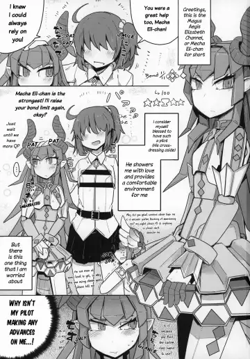 [Henoeno] Koisuru Mecha Eli-chan to Josou Master | Lovestruck Mecha Eli-chan and Her Cross-dressing Master Fhentai - Page 2
