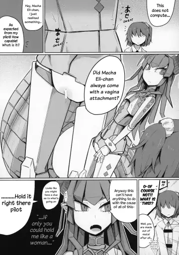[Henoeno] Koisuru Mecha Eli-chan to Josou Master | Lovestruck Mecha Eli-chan and Her Cross-dressing Master Fhentai - Page 8
