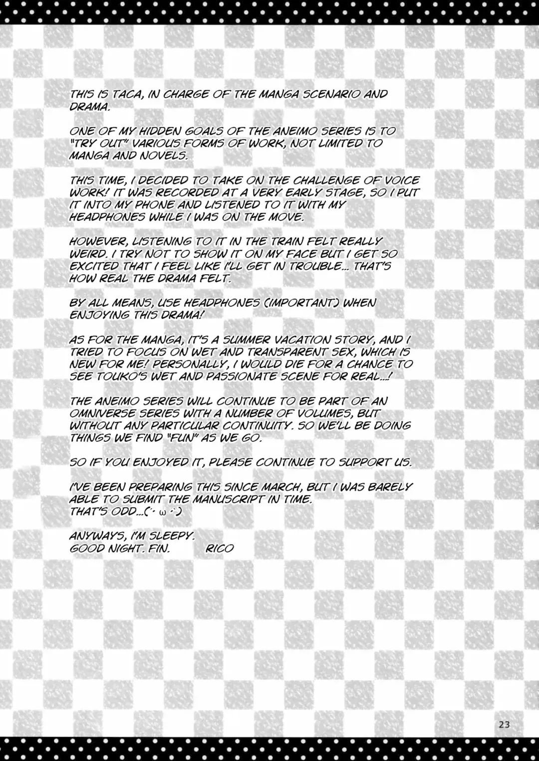 [Rico - Taca] Icha Love x AneImo Sweet Pudding 3 Fhentai - Page 24