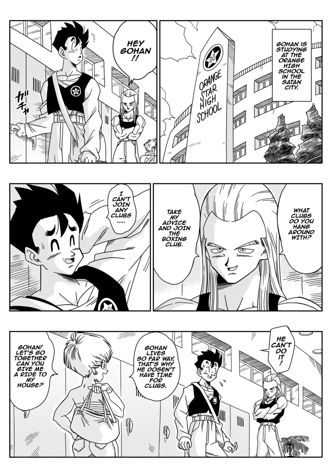 [Yamamoto] LOVE TRIANGLE Z - Gohan Meets Erasa... "Let's Make A Lot of Sex, OK?" (decensored) Fhentai - Page 3