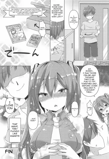 [Johnson] Miku-chan ni Nekomimi toka Plug in Shite Ichaicha Suru Hon | A Book About Installing a Catgirl Plugin and Having Lovey-Dovey Sex With Miku-chan Fhentai - Page 22
