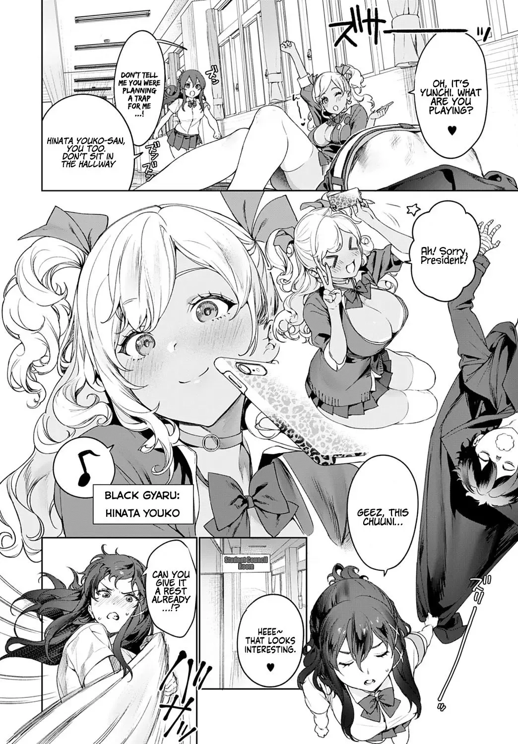 [Mameojitan] Ankoku Datsui ~Kaichou to Kuro Gal~ | †Undressing Darkness† ~President and Black Gyaru~ Fhentai - Page 2