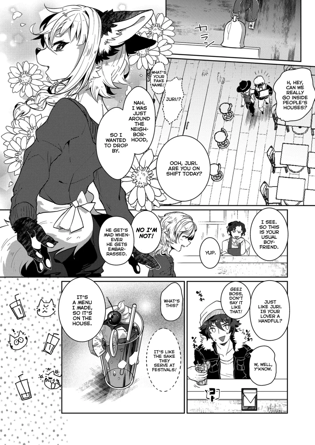 [Shiroi] Kori Muchuu San Kitsune to Tanuki no Mutsumiai Fhentai - Page 4