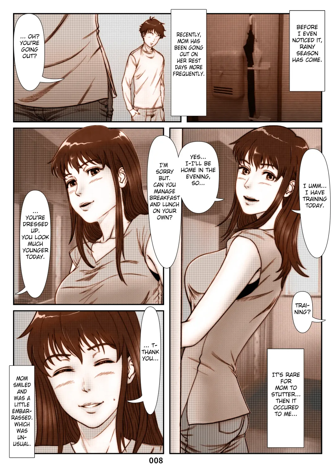 Mikami Kei no Yuuutsu ~Tenkousei ni Netorareta Haha~ Fhentai - Page 8