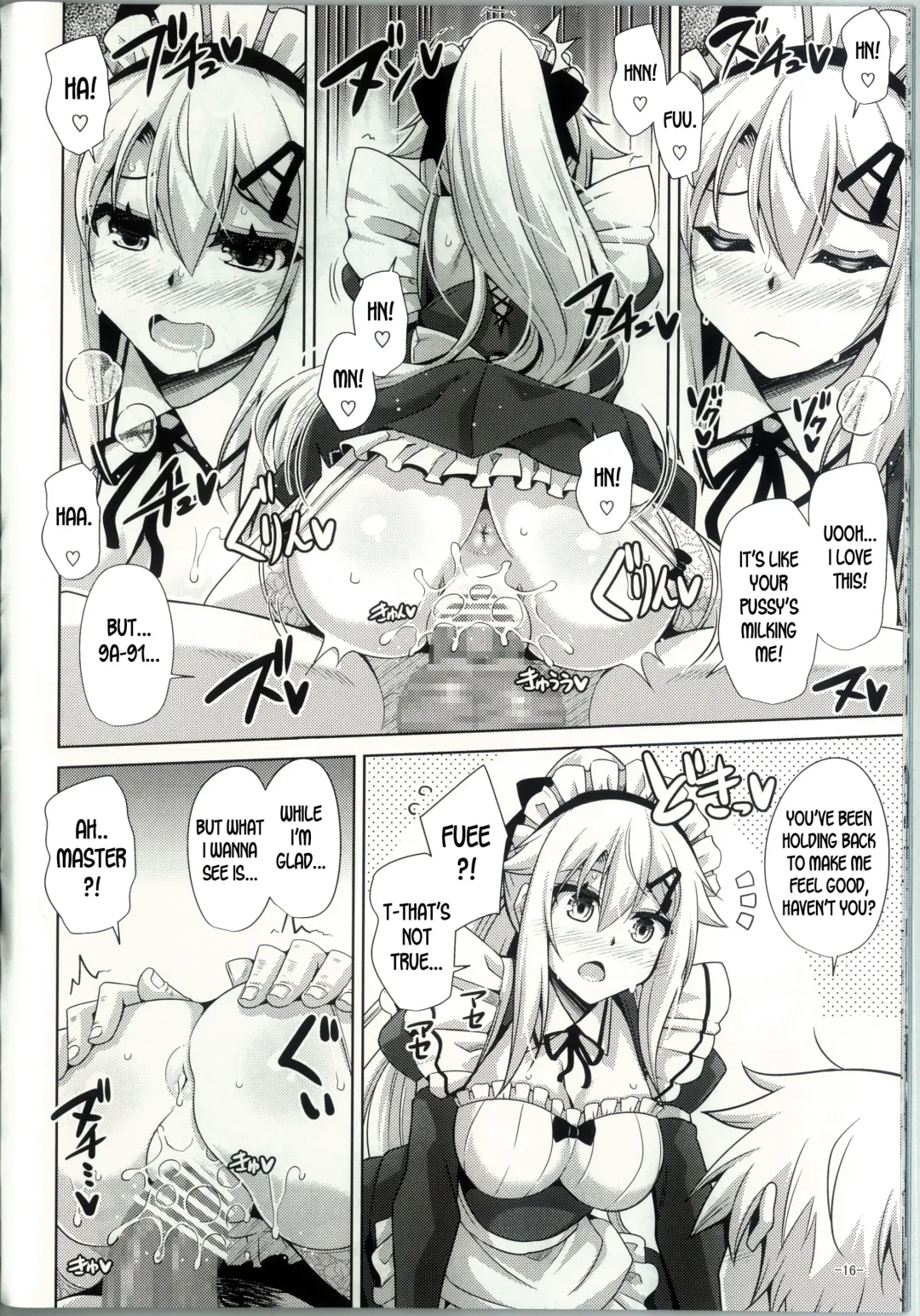 [Nikusoukyuu] 9a-91-chan wa Gohoshi Shitai. Fhentai - Page 15