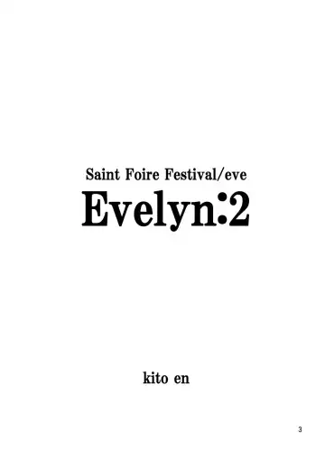 [Heizo - Kitoen] Saint Foire Festival/eve Evelyn:2 Fhentai - Page 2