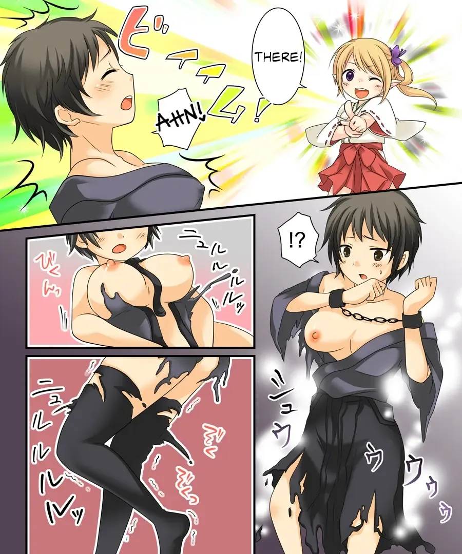 [Kuratsuka Riko] Nyotaika Sagi & Yuusha Shoukan | Saggi the Gender Swap Magician & Defiling the Summoned Hero! Fhentai - Page 32