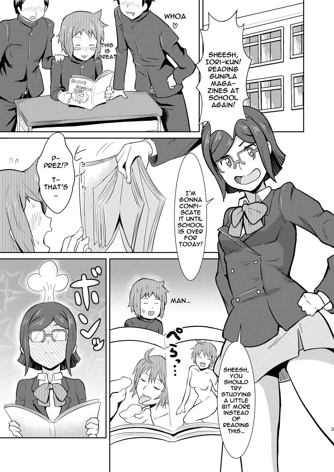 [Kamisyakujii Yubeshi] Bitchina Bitch Fhentai - Page 3
