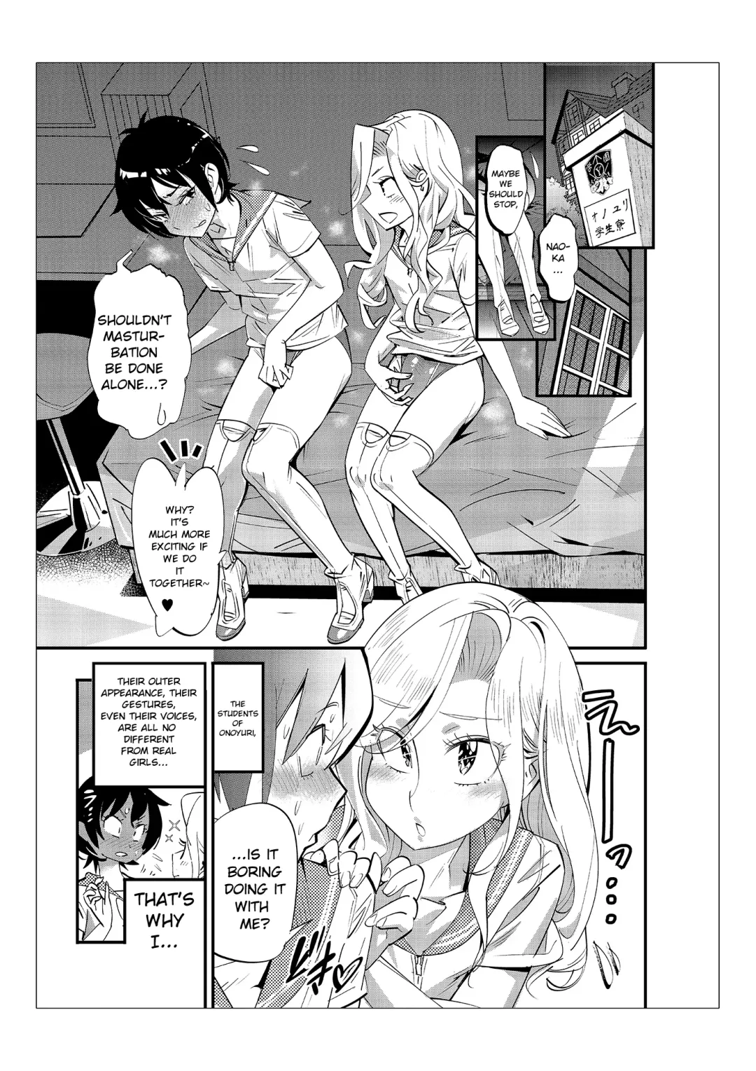 [Kishinosato Satoshi] Danshi dake ga Kayoeru Joshikou Onoyuri Gakuen Chapters 2-5 Fhentai - Page 36