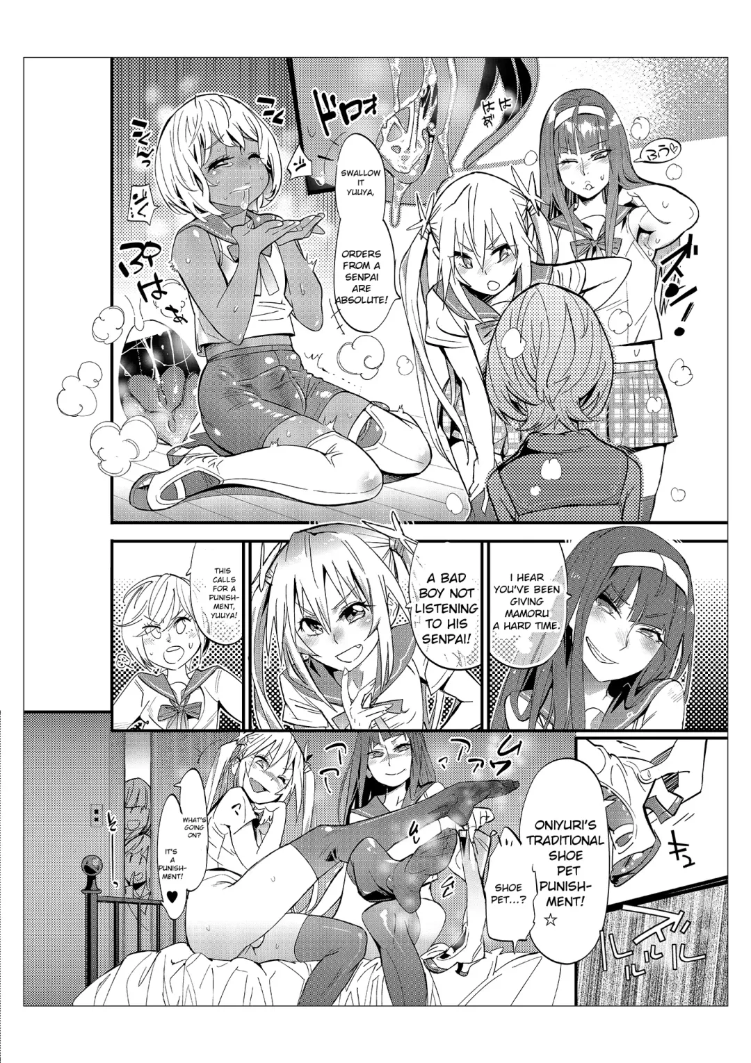 [Kishinosato Satoshi] Danshi dake ga Kayoeru Joshikou Onoyuri Gakuen Chapters 2-5 Fhentai - Page 4