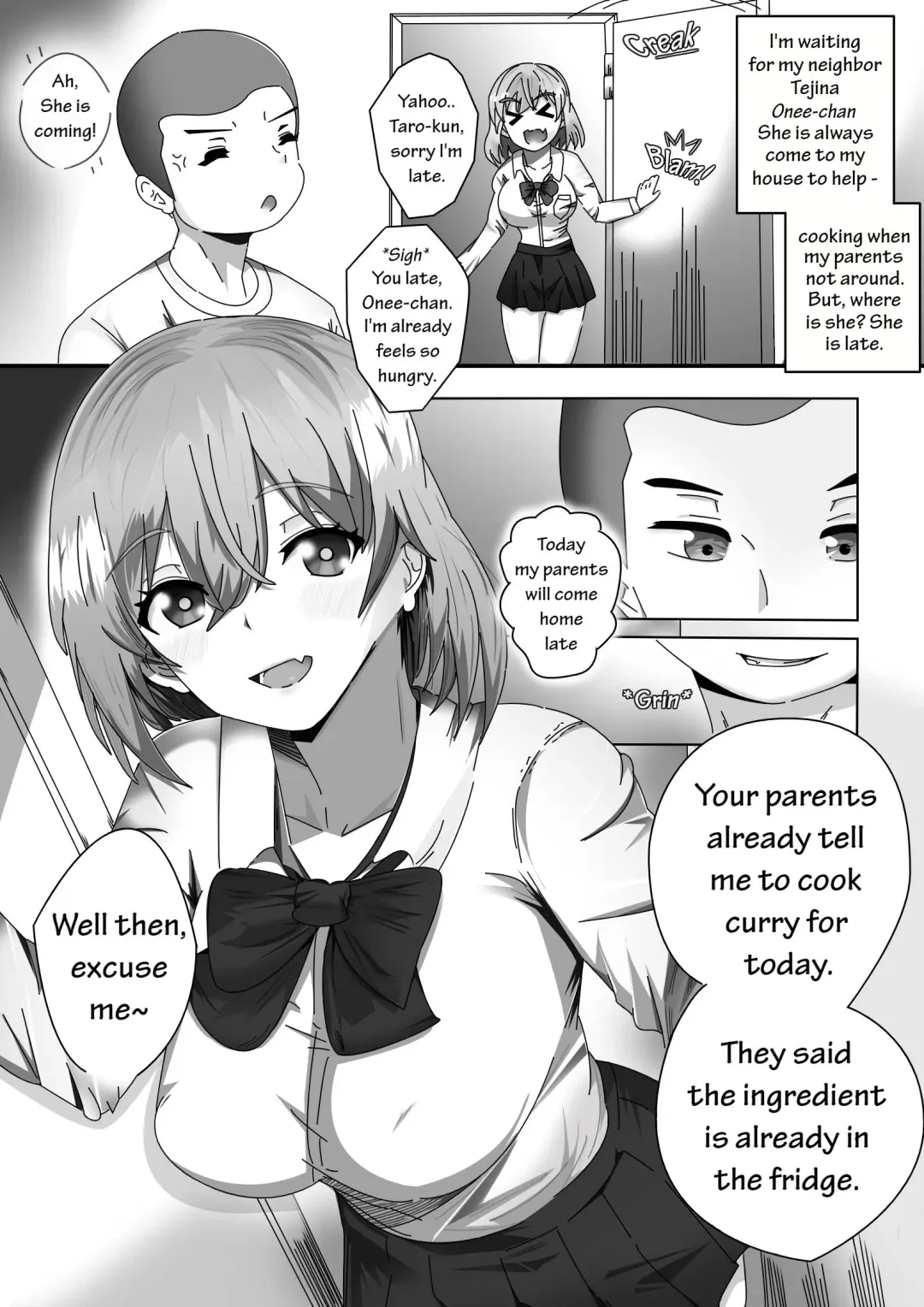 My Neighbour Tejina Onee-chan Fhentai - Page 4