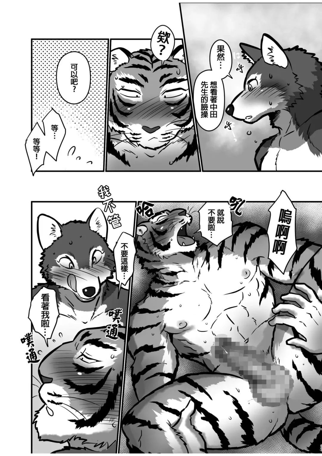 [Maririn] Ookami Sensei Tora Tou-san | 狼老師&虎爸爸 Fhentai - Page 26