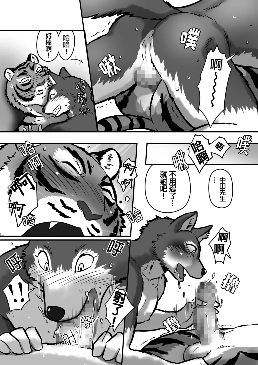 [Maririn] Ookami Sensei Tora Tou-san | 狼老師&虎爸爸 Fhentai - Page 29