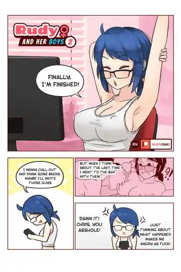 [Rudy Saki] Rudy and her boys Ch.2 - 2.5 - Fhentai
