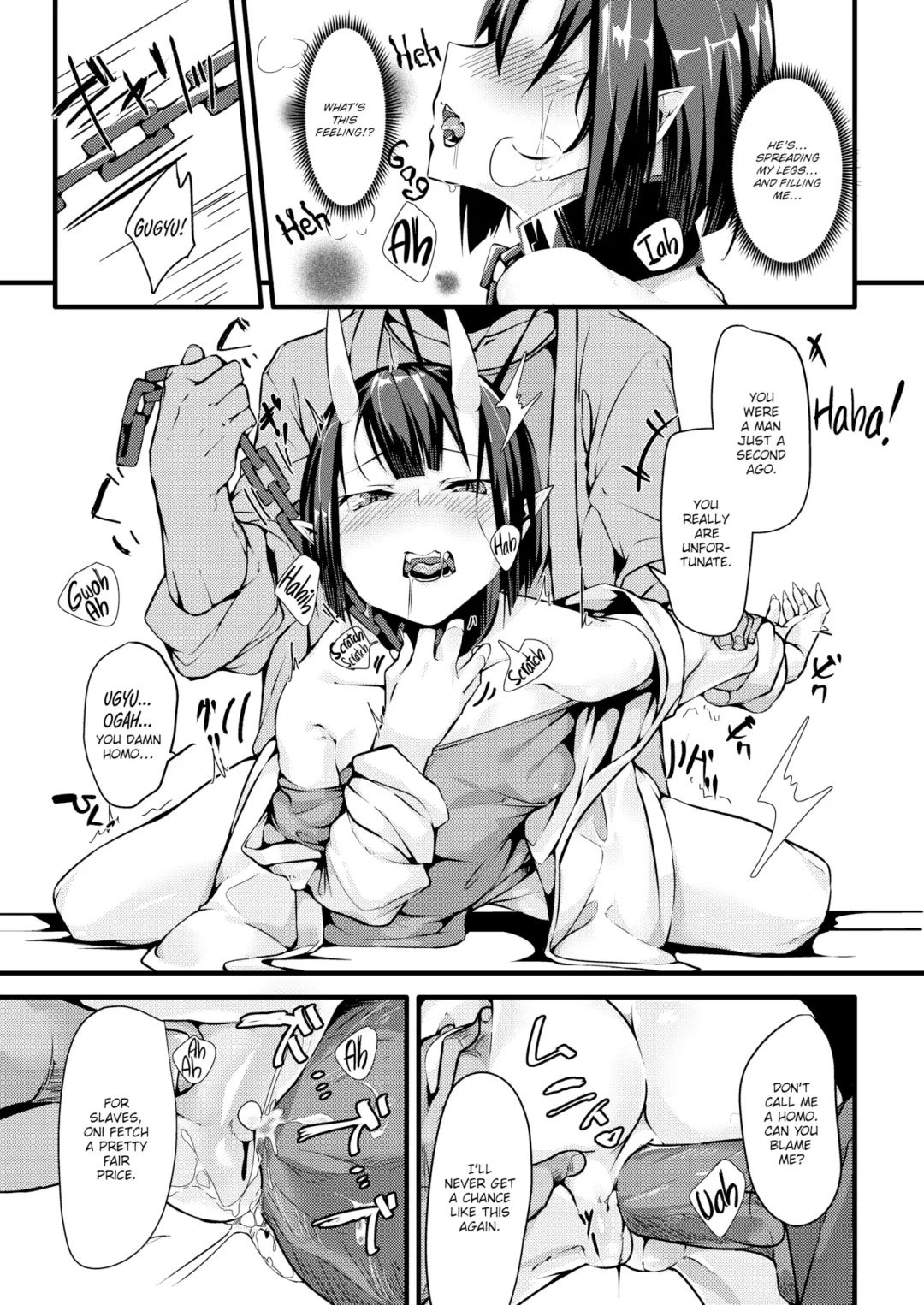 [Uno Ryoku] Mio TS Dorei Oni | Transgressed Slave Oni Fhentai - Page 12