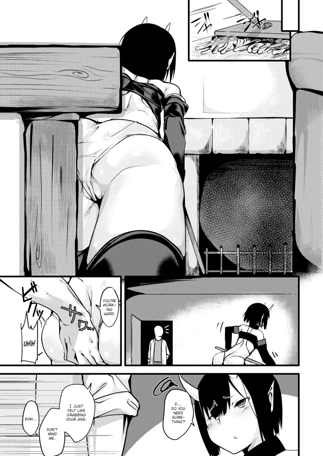 [Uno Ryoku] Mio TS Dorei Oni | Transgressed Slave Oni Fhentai - Page 32