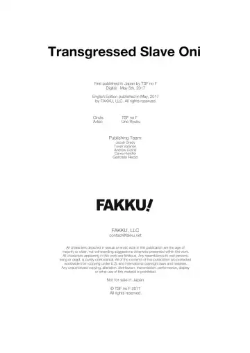 [Uno Ryoku] Mio TS Dorei Oni | Transgressed Slave Oni Fhentai - Page 34