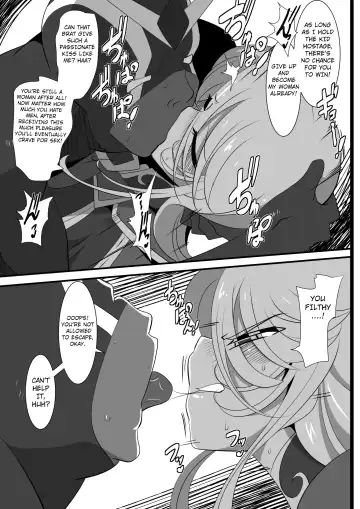 Heroine Harassment Shirogane no Anbarerl Hen Hitojichi o Torarete Nasu Subenaku Dosukebe Hero ni Kegasareru Aku no Onna Kanbu Fhentai - Page 17