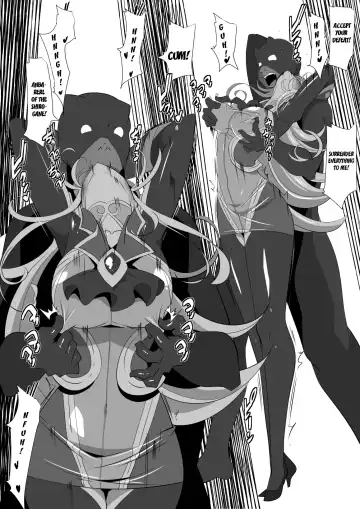 Heroine Harassment Shirogane no Anbarerl Hen Hitojichi o Torarete Nasu Subenaku Dosukebe Hero ni Kegasareru Aku no Onna Kanbu Fhentai - Page 47