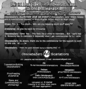 [Nigiri Usagi] Kojiin ni Okeru to aru Gishki no Hanashi | A Story of A Ritual in an Orphanage Fhentai - Page 7