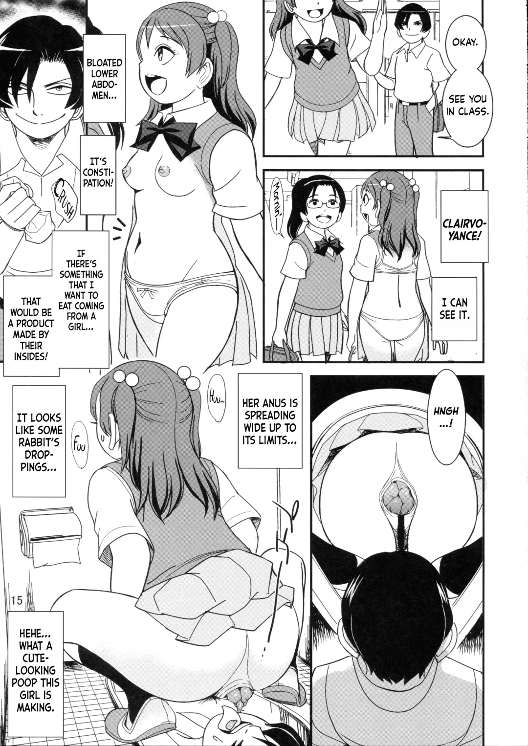 [Otokawa Kazuki] Chounouryoku de Nozoke! Joshi no Chitai Dappun Fhentai - Page 16