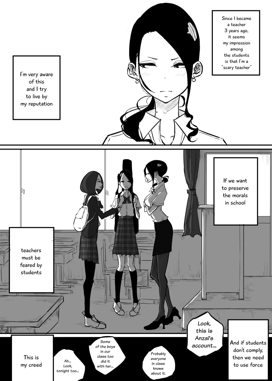 [Pandacorya] Sparta Sensei ga Oshiego no Bitch Gal ni Ecchi na Koto Sareru Hanashi | The Story of a Strict Teacher Who Got Fucked by Her Gyaru Bitch Student Fhentai - Page 8