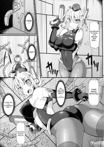 [Hisui] Cyber Police Rin - Subepichi KuroSto Fukei Ahegao Kairaku Sennou Fhentai - Page 6