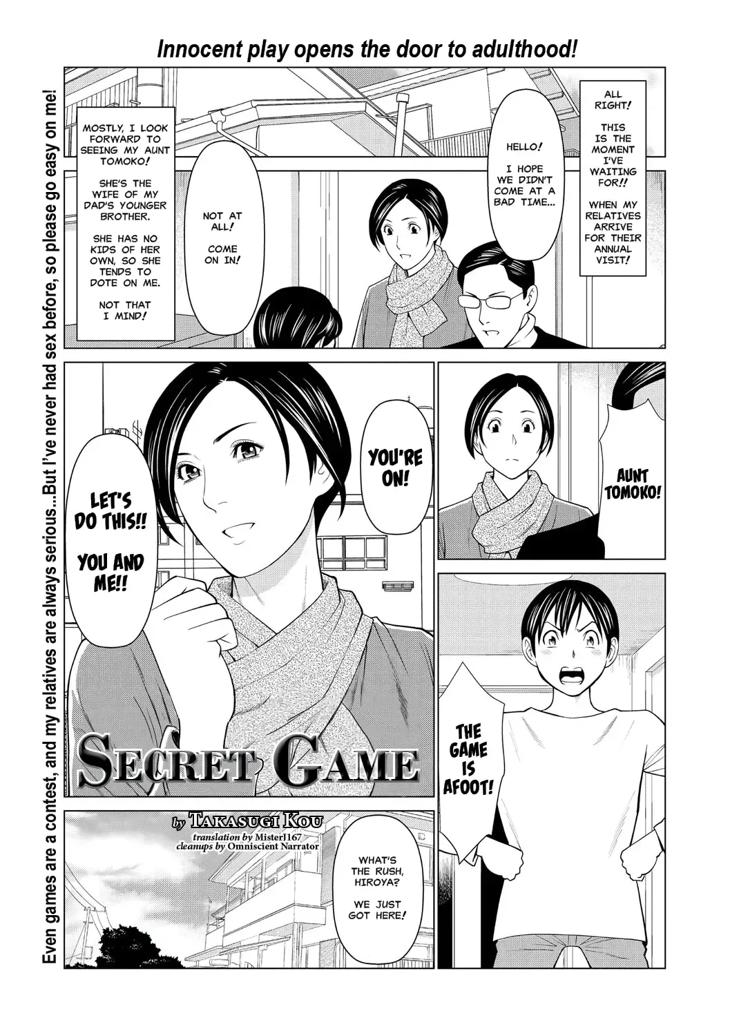 [Takasugi Kou] Himitsu no Shoubu | The Secret Game (decensored) Fhentai - Page 1