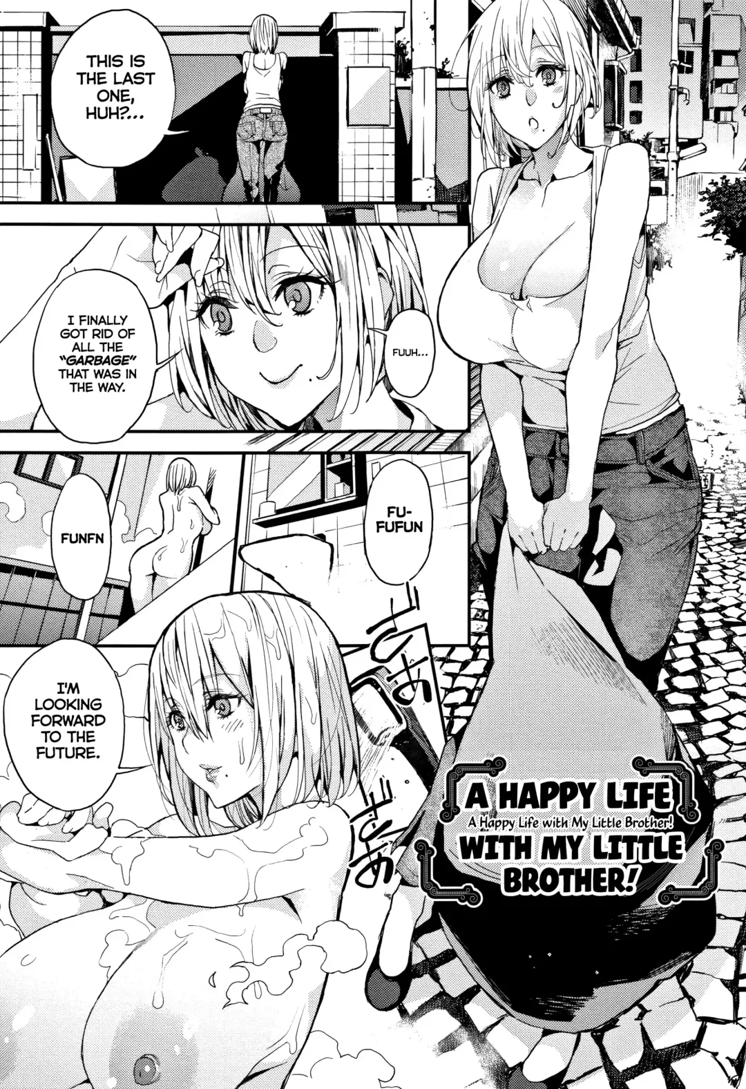 [Azukiko] Otouto to no Happy Life! | A Happy Life with My Little Brother! Fhentai - Page 1