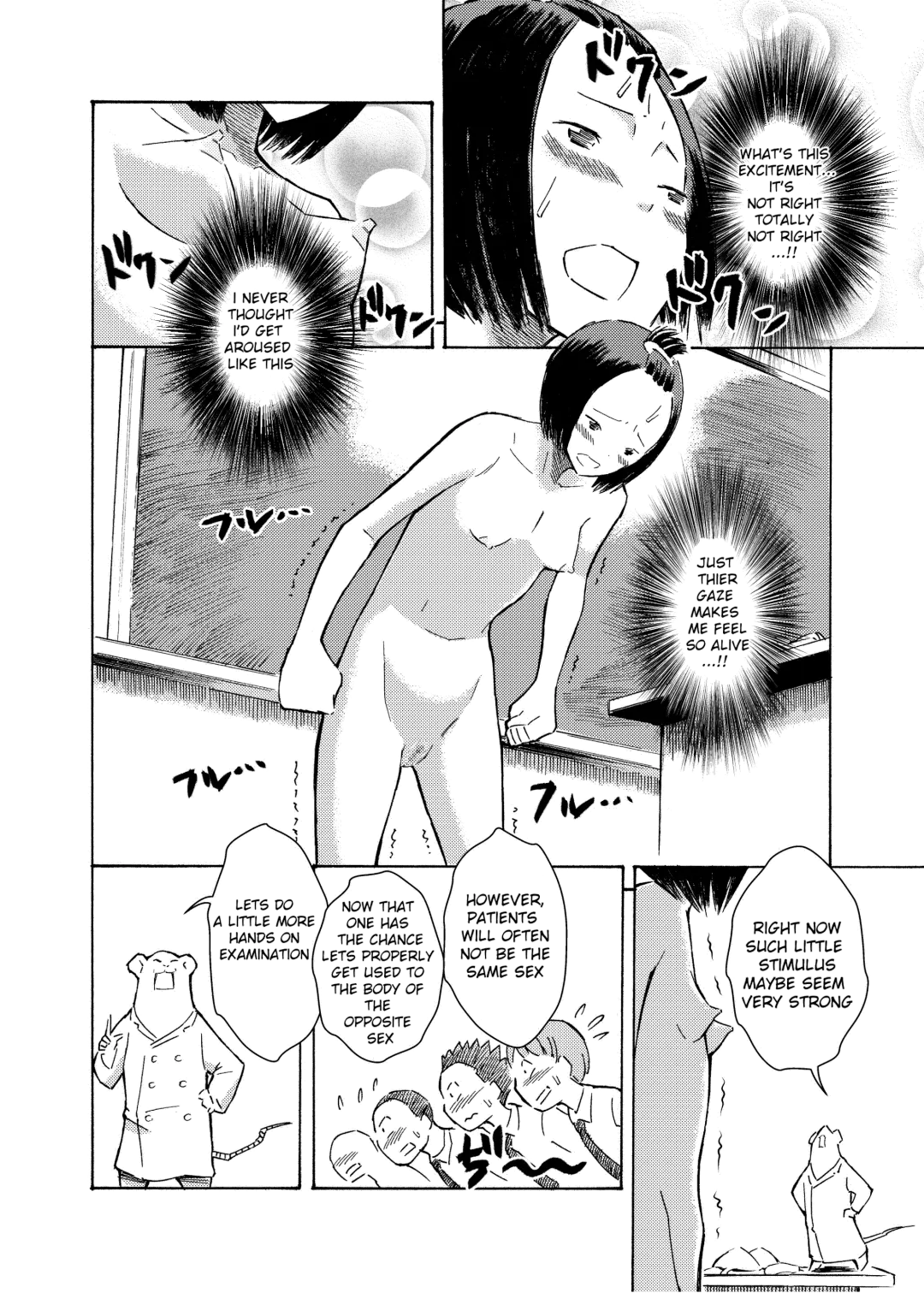 [Suzuki Tenpura] Classmate no Mae de Zenra de Kenshin o Ukesaseraremashita... | I was given a naked medical examination in front of my classmates... Fhentai - Page 13