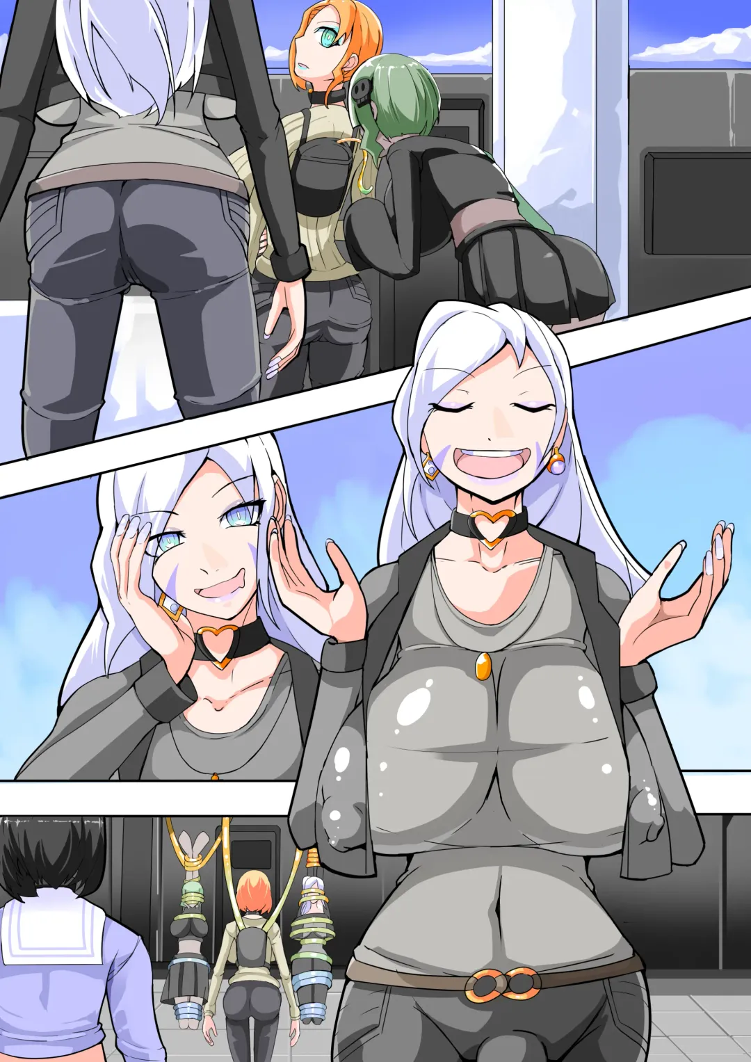 [Aruma] Futanari Dorei Gakuen-ka Keikaku 11 Fhentai - Page 49