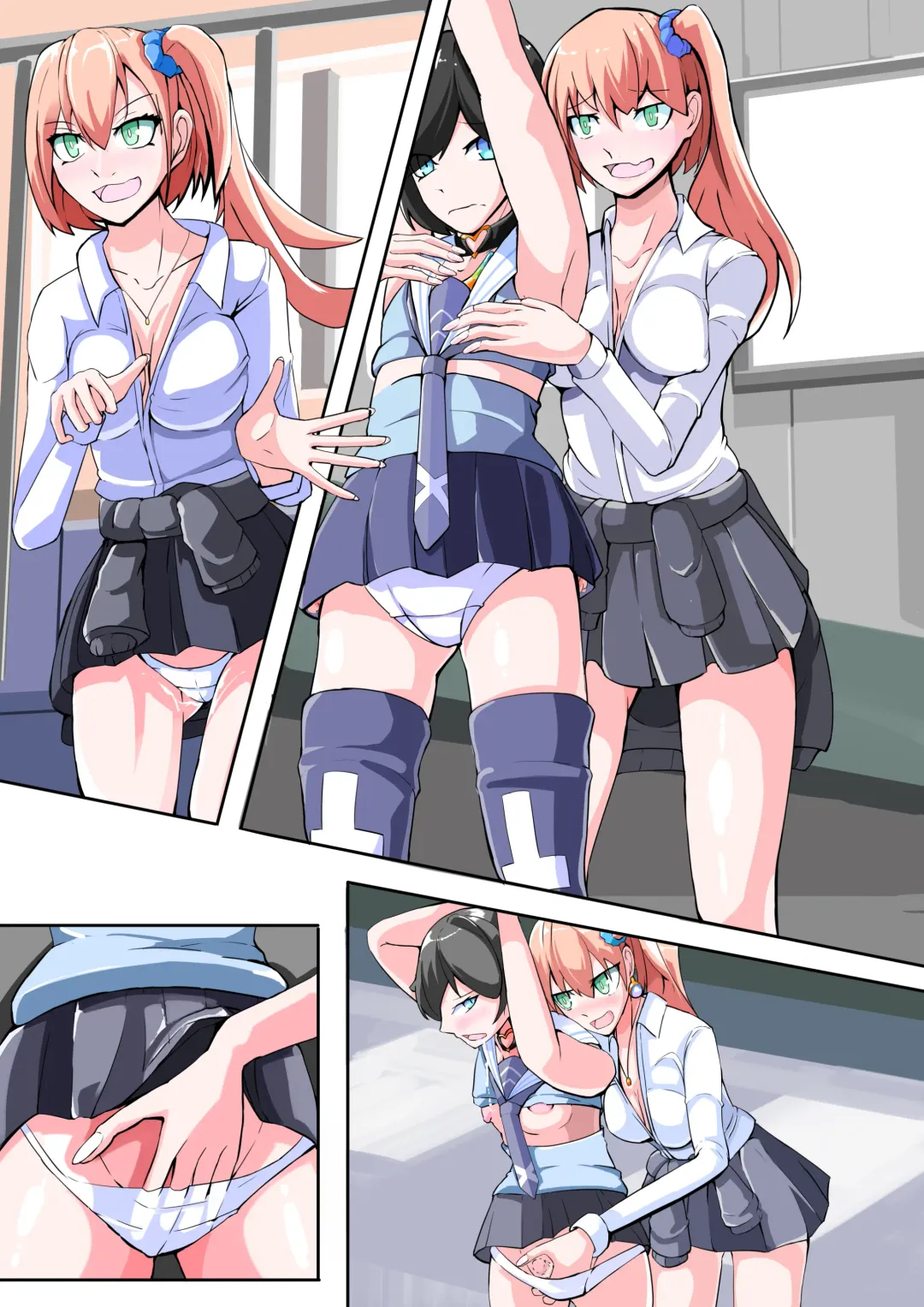 [Aruma] Futanari Dorei Gakuen-ka Keikaku 11 Fhentai - Page 56