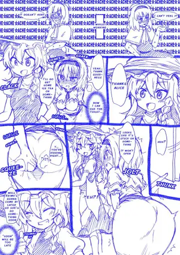 [Kaibutsu O Koeta Kaibutsu] Alice to Marisa no Kuso Kiss | Alice and Marisa's Smelly Kiss Fhentai - Page 2
