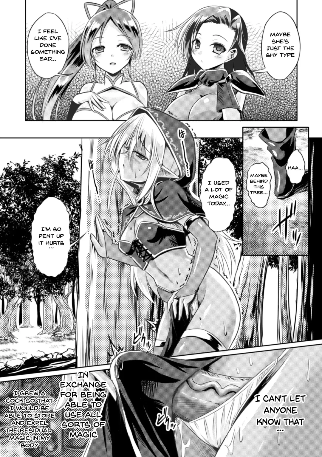 [Hisui - Yamu] 2D Comic Magazine Futanari Shokushu Sakusei Shasei Kairaku ni Oboreru Heroine-tachi | 2D Comic Magazine Futanari Tentacle Sperm Squeezing - The Heroines Who Drown In The Pleasure Of Ejaculating Vol. 2 Ch.1-2 Fhentai - Page 26