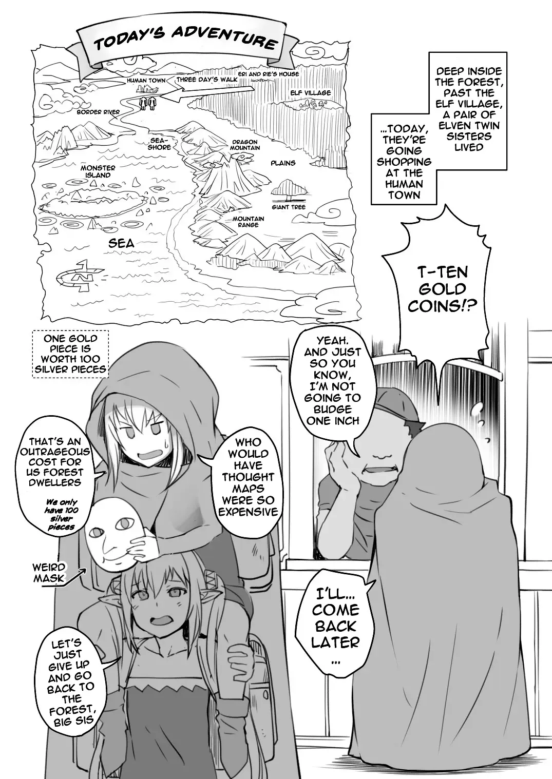 [Bosshi] Elf to Ningen no Machi | A Town Of Humans And Elves Fhentai - Page 3