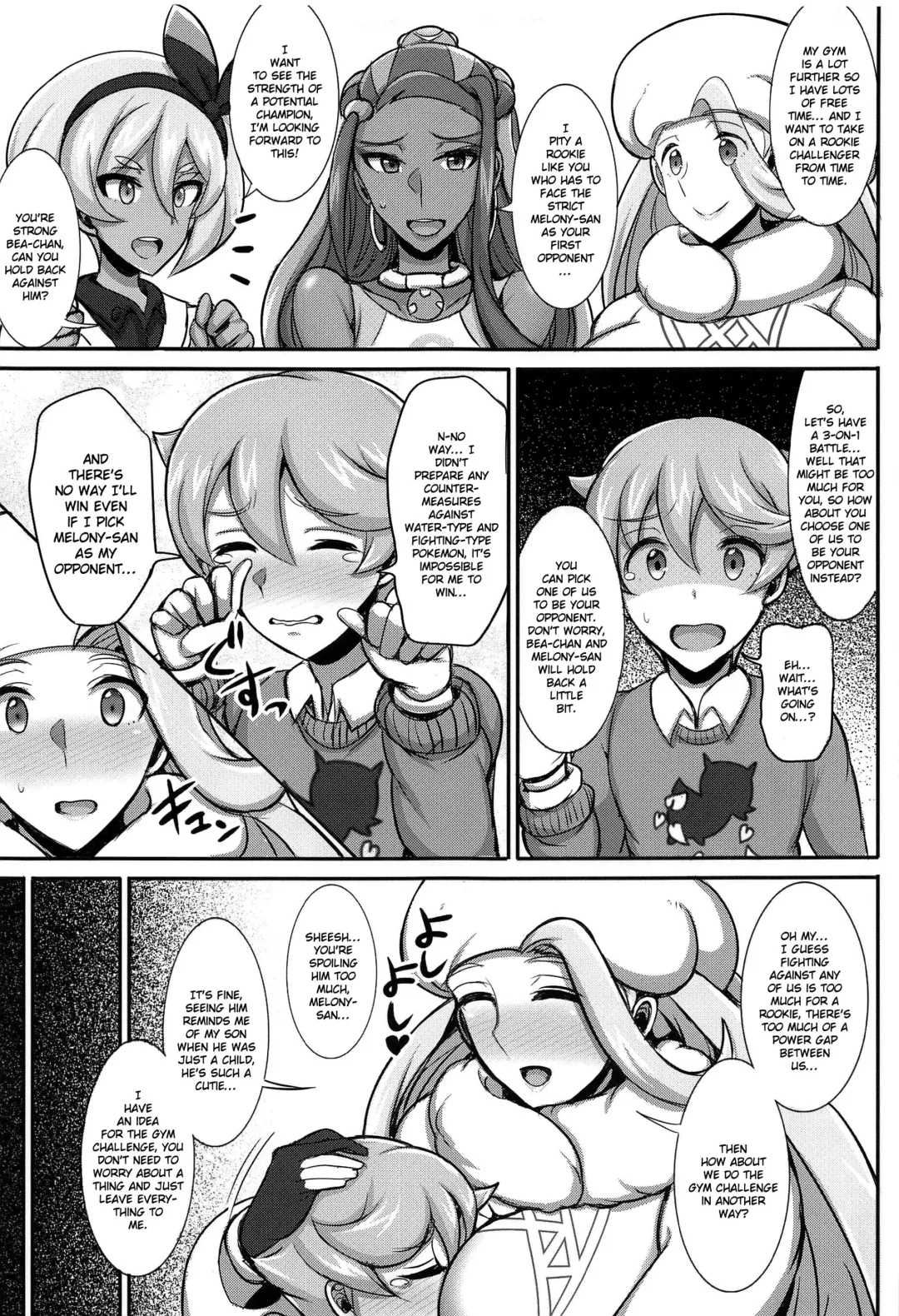 [Jean Louis] Tanpan Kozou no Oppai Gym Challenge! | A Boy In Short's Big Breasted Gym Challenge! Fhentai - Page 4