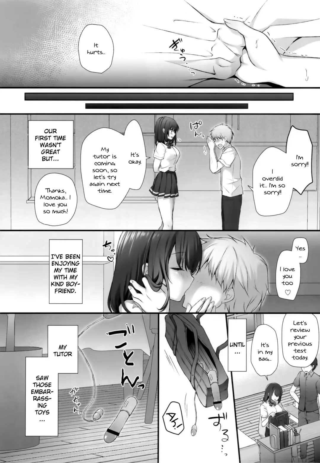 [Kino] Sensei Dame desu... ~Kyonyuu Shoujo Momoka no Futaana Omocha Seme~ | Sensei We Shouldn't... Fhentai - Page 4