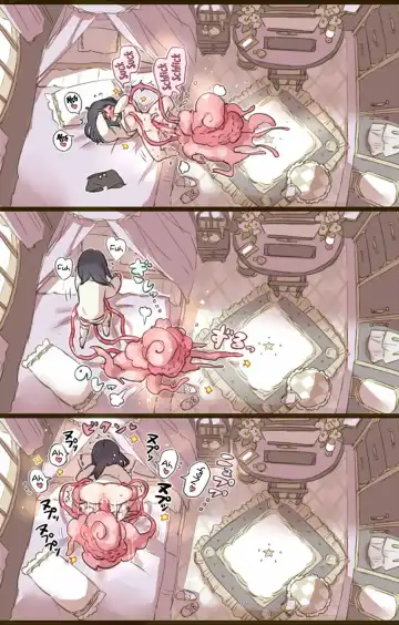 [Mamaloni] Ouchi de Yaru Koto Nai node Shokushu Shoukan Shite Ecchi ni Fukeru Mahou Shoujo | A Witch Who Can't Have Sex At Home Decides To Summon Some Tentacles Instead Fhentai - Page 2