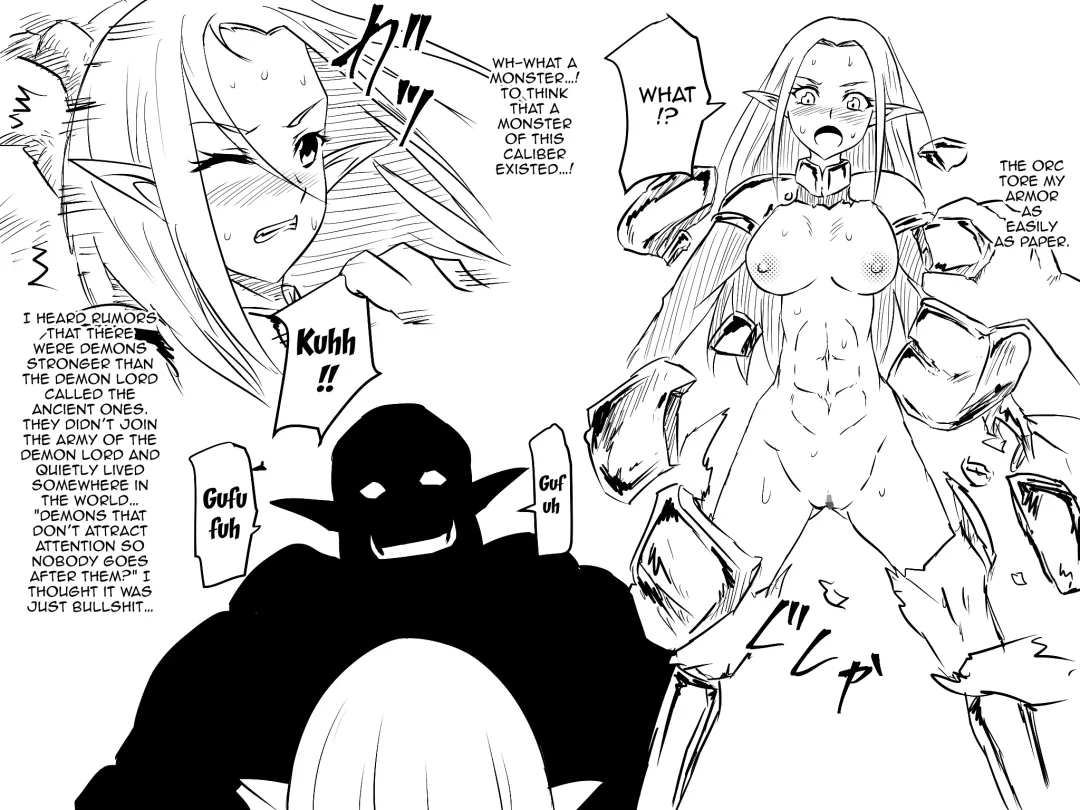 Haiboku Elf no Onna Kishi Orc Ryoujoku, Soshite... | A Female Elf Knight Gets Assaulted By An Orc, And Then... Fhentai - Page 13