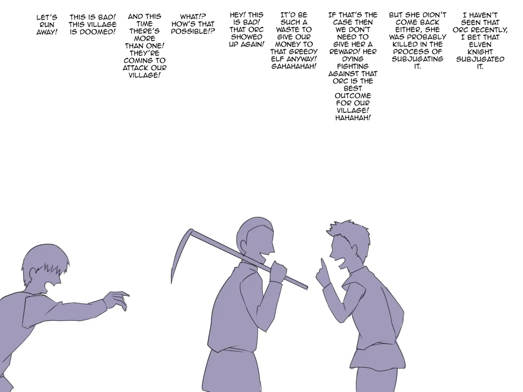 Haiboku Elf no Onna Kishi Orc Ryoujoku, Soshite... | A Female Elf Knight Gets Assaulted By An Orc, And Then... Fhentai - Page 36