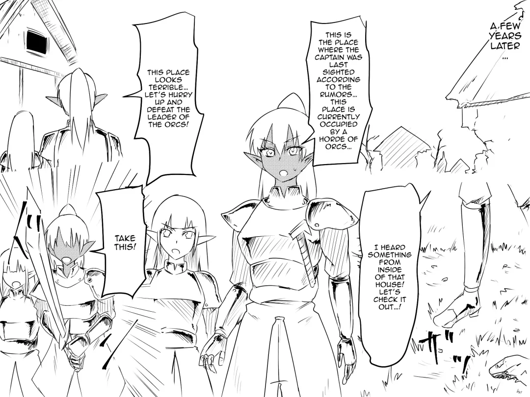 Haiboku Elf no Onna Kishi Orc Ryoujoku, Soshite... | A Female Elf Knight Gets Assaulted By An Orc, And Then... Fhentai - Page 37