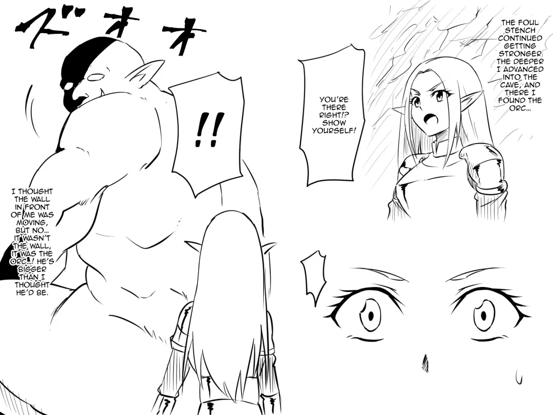 Haiboku Elf no Onna Kishi Orc Ryoujoku, Soshite... | A Female Elf Knight Gets Assaulted By An Orc, And Then... Fhentai - Page 9